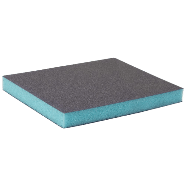 Губка шлифовальная двустороняя Hanko Sponge Pads Blue 120 х 98 х 13 P120