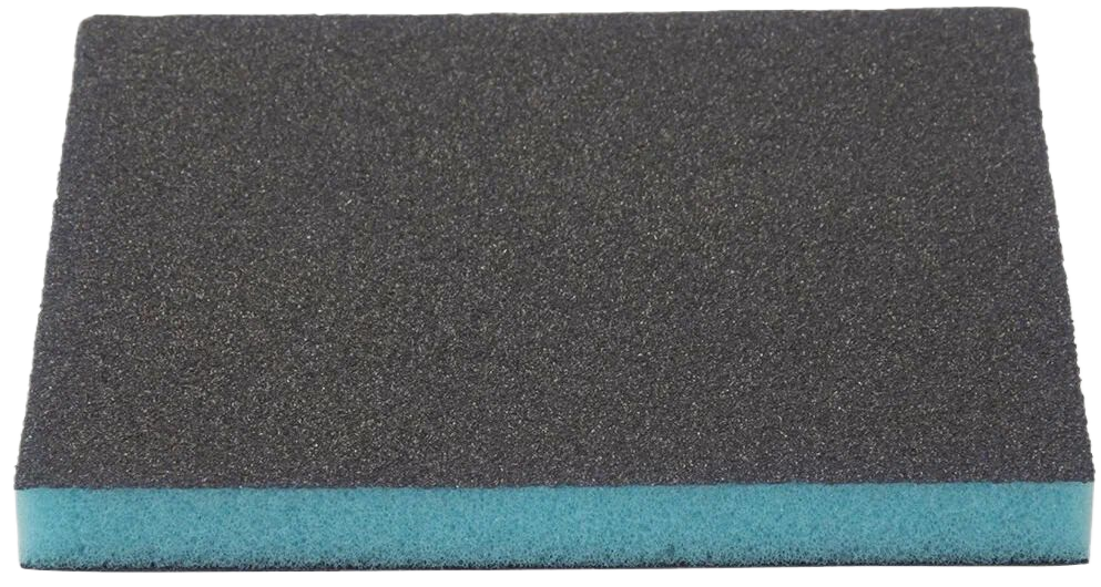 Губка шлифовальная двустороняя Hanko Sponge Pads Blue 120 х 98 х 13 P80