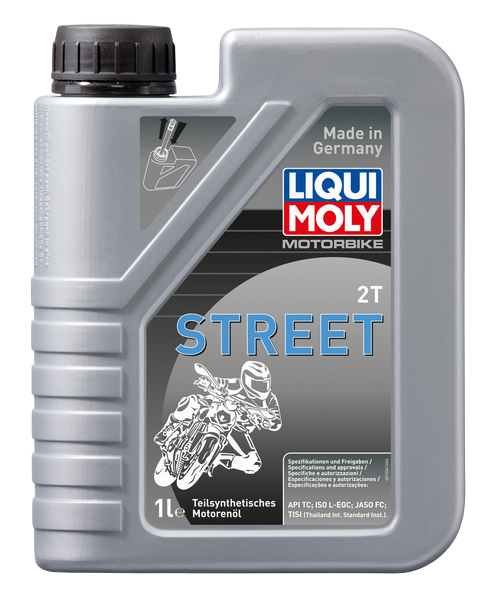 Liqui Moly 3981 масло моторное 2-тактных мотоциклов Motorbike 2T Street L-EGC полусинтетическое 1л