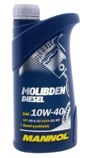 MANNOL 1125 масло моторное MOLIBDEN DIESEL SAE 10W40 CG-4/SJ полусинтетическое 1л