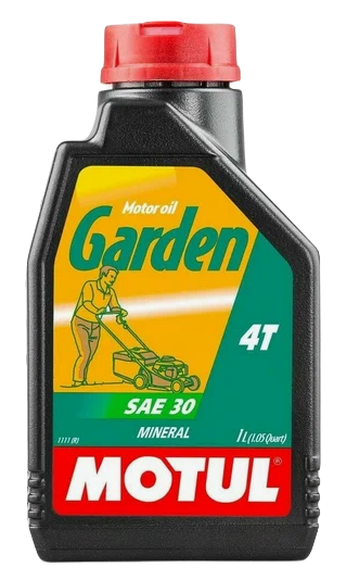 MOTUL 102787 масло моторное Garden  4Т SAE 30 минеральное для 4Т садово-парковой техники 1л
