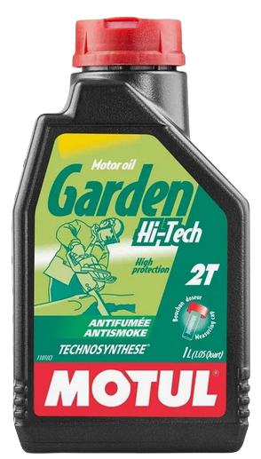 MOTUL 102799 масло моторное Garden  2Т Hi-tech полусинтетическое для 2Т садово-парковой техники 1л