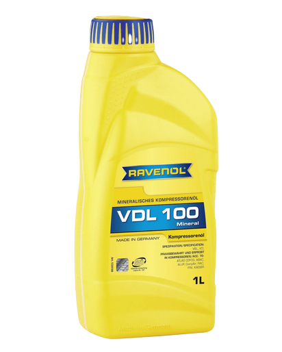 RAVENOL 4014835736115 Масло компрессорное Kompressorenoel VDL Oil ISO 100 1л