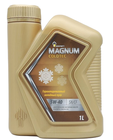 Роснефть масло моторное Magnum Coldtec 5w40 синтетическое 1л