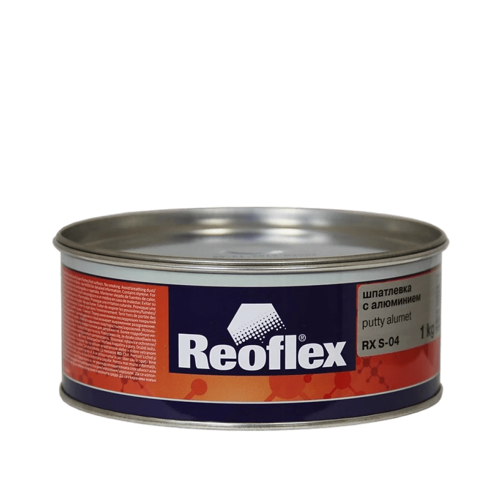 Шпатлевка REOFLEX  Alumet с алюминием 1,0 кг