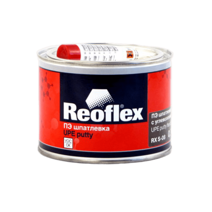 Шпатлевка REOFLEX с углеволокном Flex Carbon 0.5кг + 0.015кг