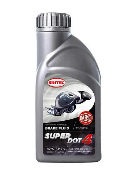SINTEC 990244 Тормозная жидкость SUPER DOT-4 455г