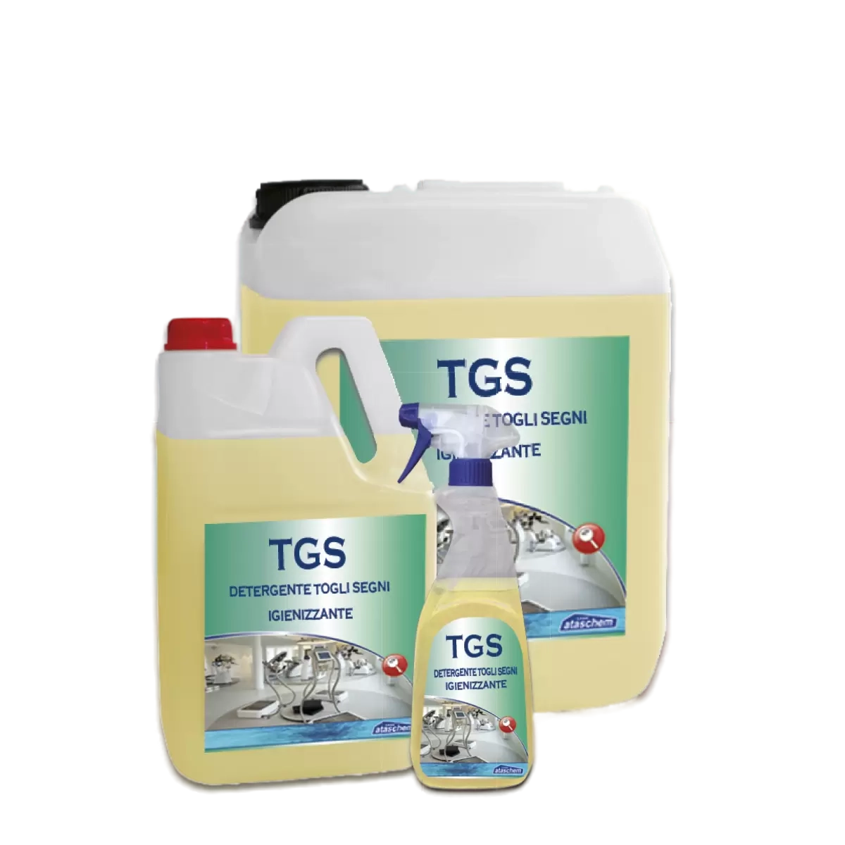 TGS Cредство для чистки пластмассы, керамики, линолеума, пятновыводитель 5 кг (канистра)