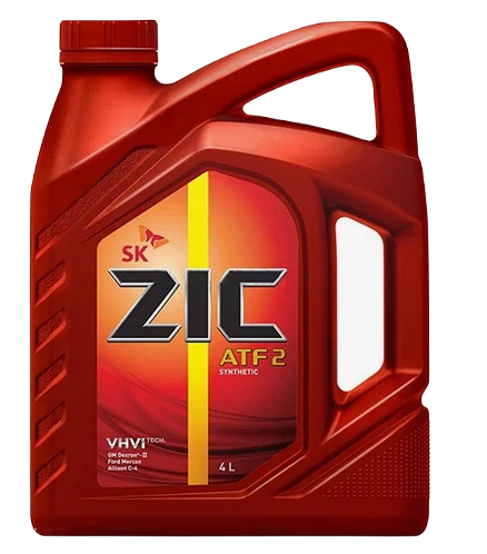 ZIC ATF 2 масло трансмиссионное для АКП, гидроусилителя руля, синтетическое 4л