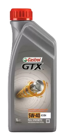 15B9F6 CASTROL масло моторное GTX 5W40 A3/B4 синтетическое 1л