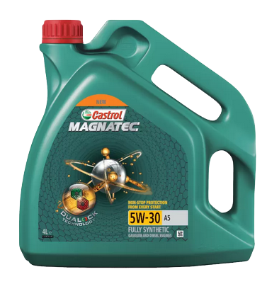15CA43 CASTROL масло моторное Magnatec SAE 5W30 синтетическое A5 DUALOCK Stop-Start 4л