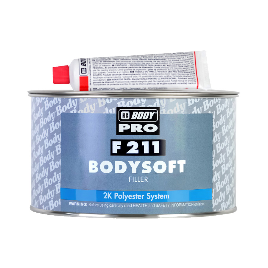 Шпатлевка BODY SOFT 211 полиэфирная 0,9кг