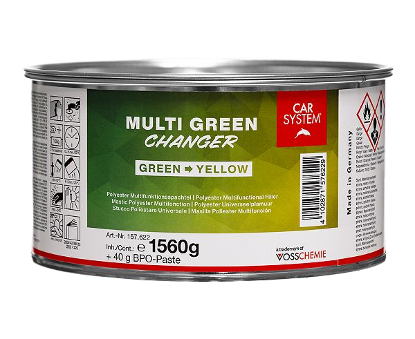 157622 CS Шпатлевка 2К ПЭ MULTI GREEN CHANGER 1,6кг