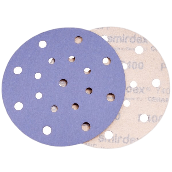 Круг абразивный Ceramic 740 D=150 (17 отверстий) №100 SMIRDEX