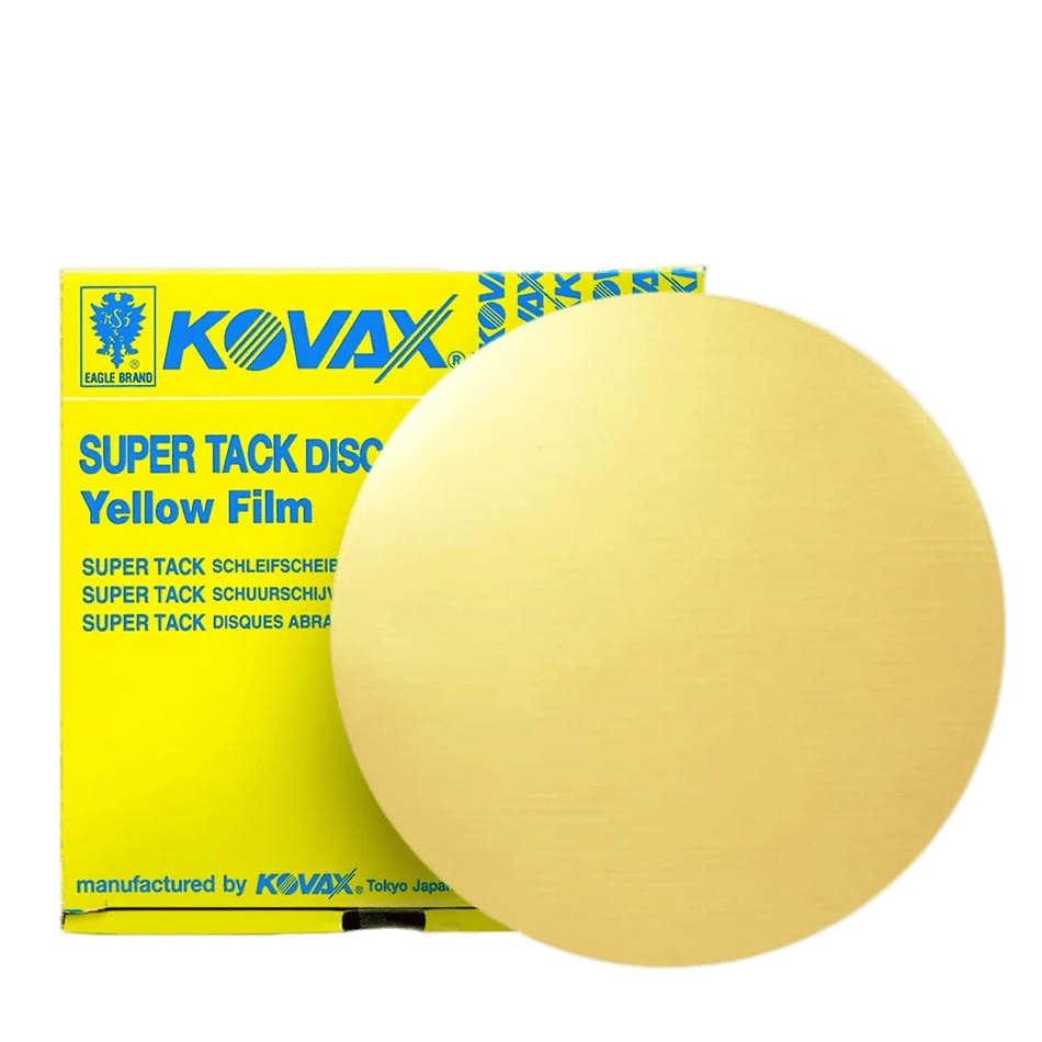 7780800 Микроабразивный круг KOVAX Yellow film 152мм, без отверстий  Р800