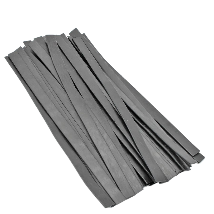 PA666A/BL Прут А - сварочный материал для твердого жесткого пластика (полиамид) Электрод (L=200мм, сечение 1,3 х 9 мм), черный, 1 шт