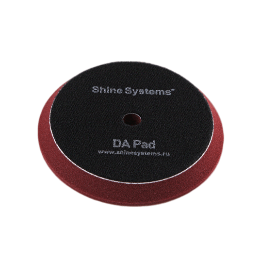 SS559 Shine Systems DA Foam Pad Maroon - полировальный круг полутвердый бордовый, 130 мм