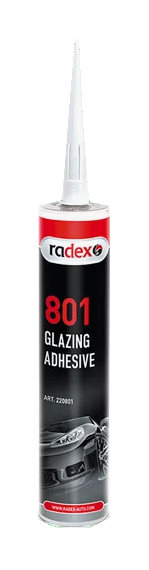 220801 Герметик для вклейки стекол RADEX 801 BLACK 310мл