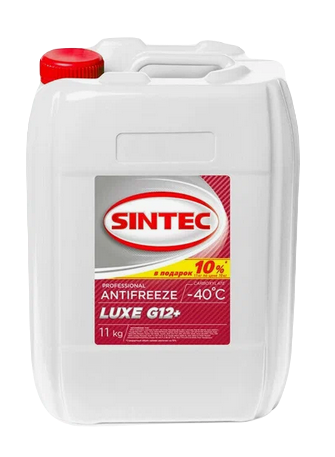 Антифриз Sintec LUXE красно-оранжевый  G-12 10кг