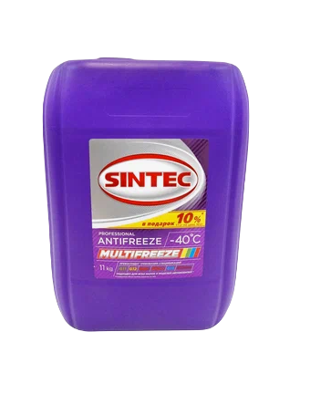 Антифриз Sintec MULTI FREEZE бесцветный 10кг