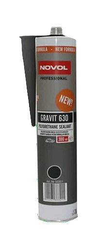 33201 Герметик полиуретановый черный Новол  Gravit 630 310мл