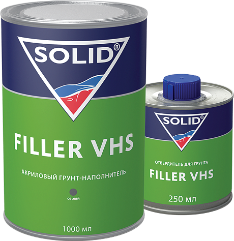 332.1503 SOLID FILLER VHS LOW VOC Грунт-наполнитель 4:1 1000+250 мл серый