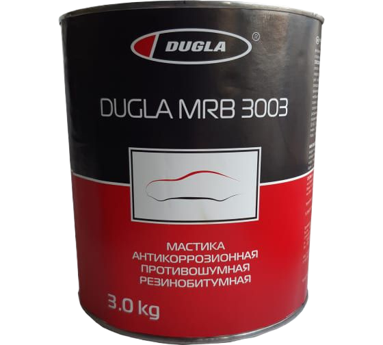 Мастика Дугла МРБ3003 резинобитумная 3,0кг (D010103)