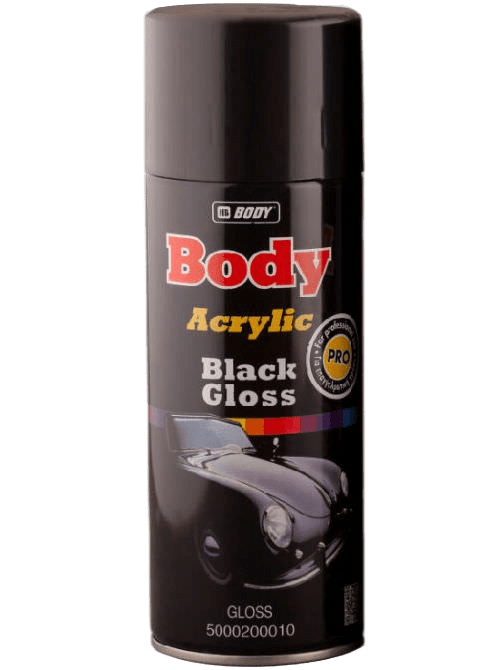 Краска BODY Black Gloss черная глянцевая аэрозоль 400мл