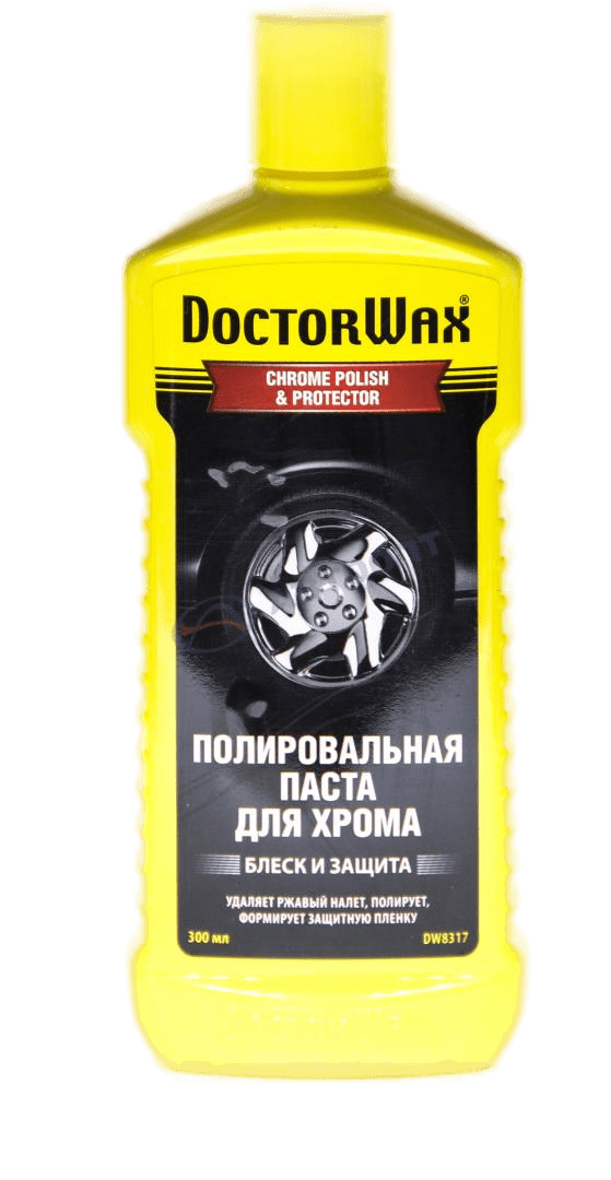 DW8317 Doctor Wax Полировальная паста для хрома 300мл