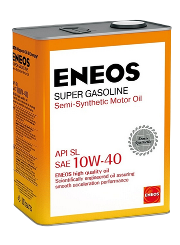 Eneos масло моторное Gasoline Semisynthetic 10w40 SL полусинтетическое 4л