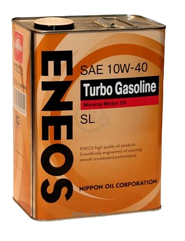 Eneos масло моторное Turbo Gasoline 10w40 SL минеральное 4л