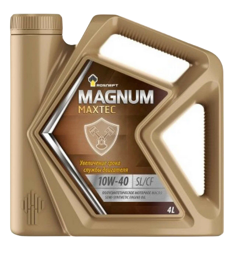 Роснефть масло моторное Magnum Maxtec 10w40 API SL/CF полусинтетическое 4л