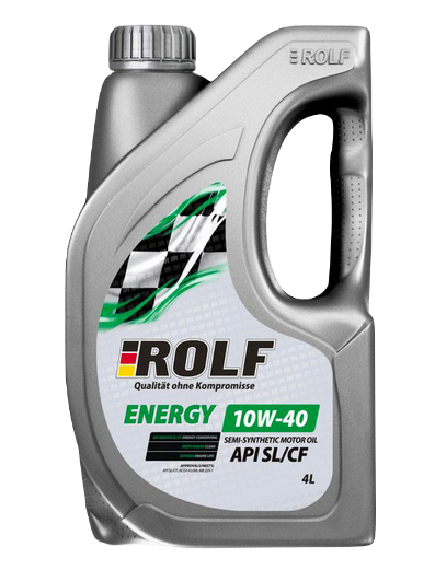 ROLF 322227 масло моторное Energy SAE 10W40 API SL/CF полусинтетическое 4л