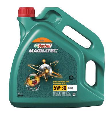 15C927 CASTROL масло моторное Magnatec SAE 5W30 A3/B4 DUALOCK синтетическое 4л