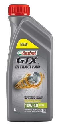 15A4DE CASTROL масло моторное GTX ULTRACLEAN 10W40 A3/B4 полусинтетическое 1л