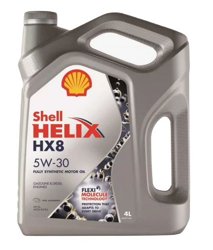 SHELL масло моторное Helix HX8 Synthetic SN/CF A3/B4/B3 5W30 синтетическое 4л MB229.3; VW 502.00/505.00; RN0700,710