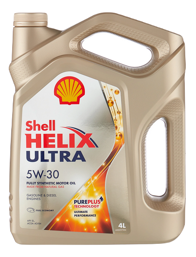 SHELL масло моторное ULTRA 5W30 4л синтетическое API SL/CF ACEA A3/B4 BMW LL-01 MB229.5 226.5  VW RN