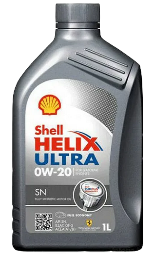 SHELL масло моторное ULTRA SN 0W20 CF-5 A1/B1 синтетическое 1л