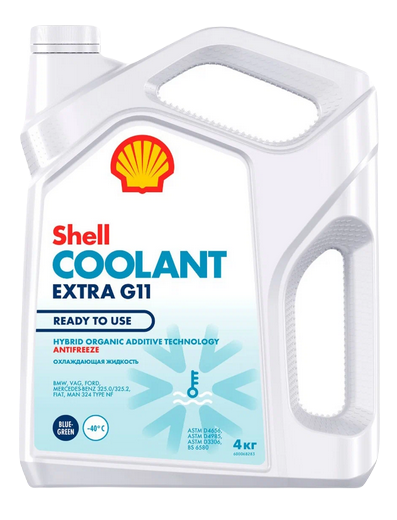 SHELL Антифриз Coolant Extra G11 Ready to Use 4кг