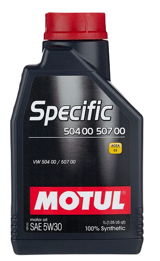 MOTUL 106374 масло моторное SPECIFIC VW 504.00/507.00 5w30 синтетическое 1л