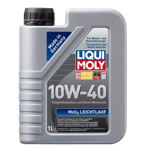 Liqui Moly 1930 масло моторное MoS2 Leichtlauf 10W40 SL A3/B4 полусинтетическое 1л