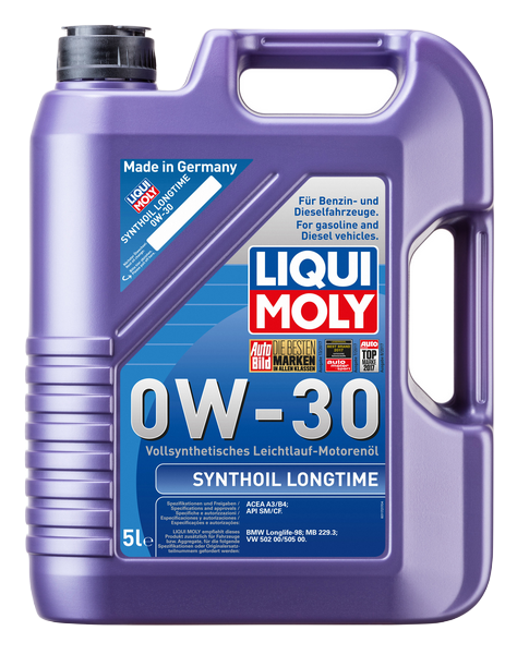 Liqui Moly 8977/1172 масло моторное Synthoil Longtime 0w30 SM синтетическое 5л