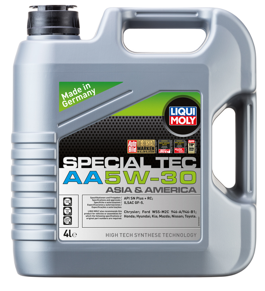 Liqui Moly 7516 масло моторное Special Tec AA (Asia&America) 5w30 SP HC-синтетическое 4л