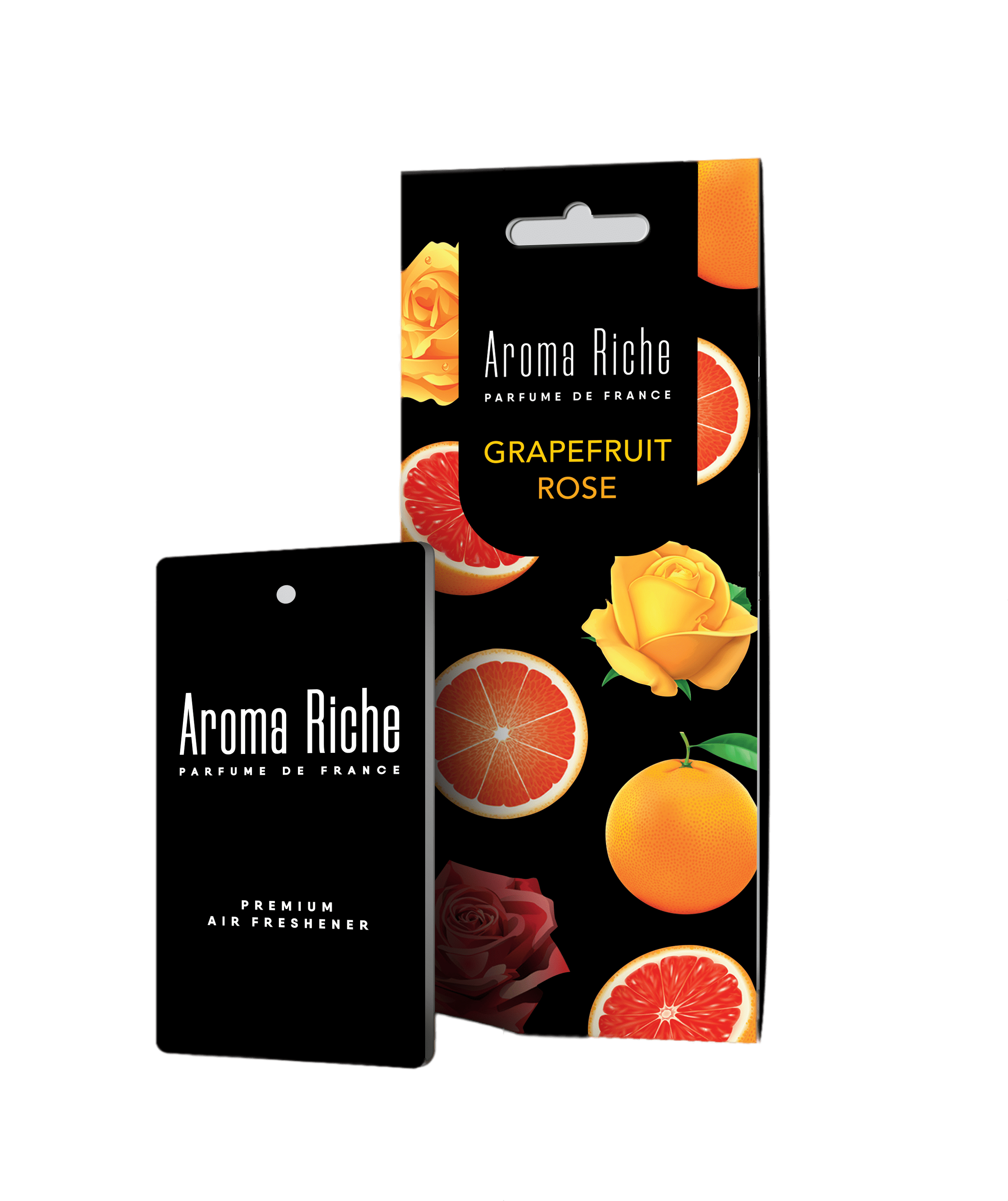 ARFR-1 Ароматизатор воздуха AROMA RICHE флакон с деревянной крышкой - GRAPEFRUIT-ROSE (ГРЕЙПФРУТ И РОЗА)