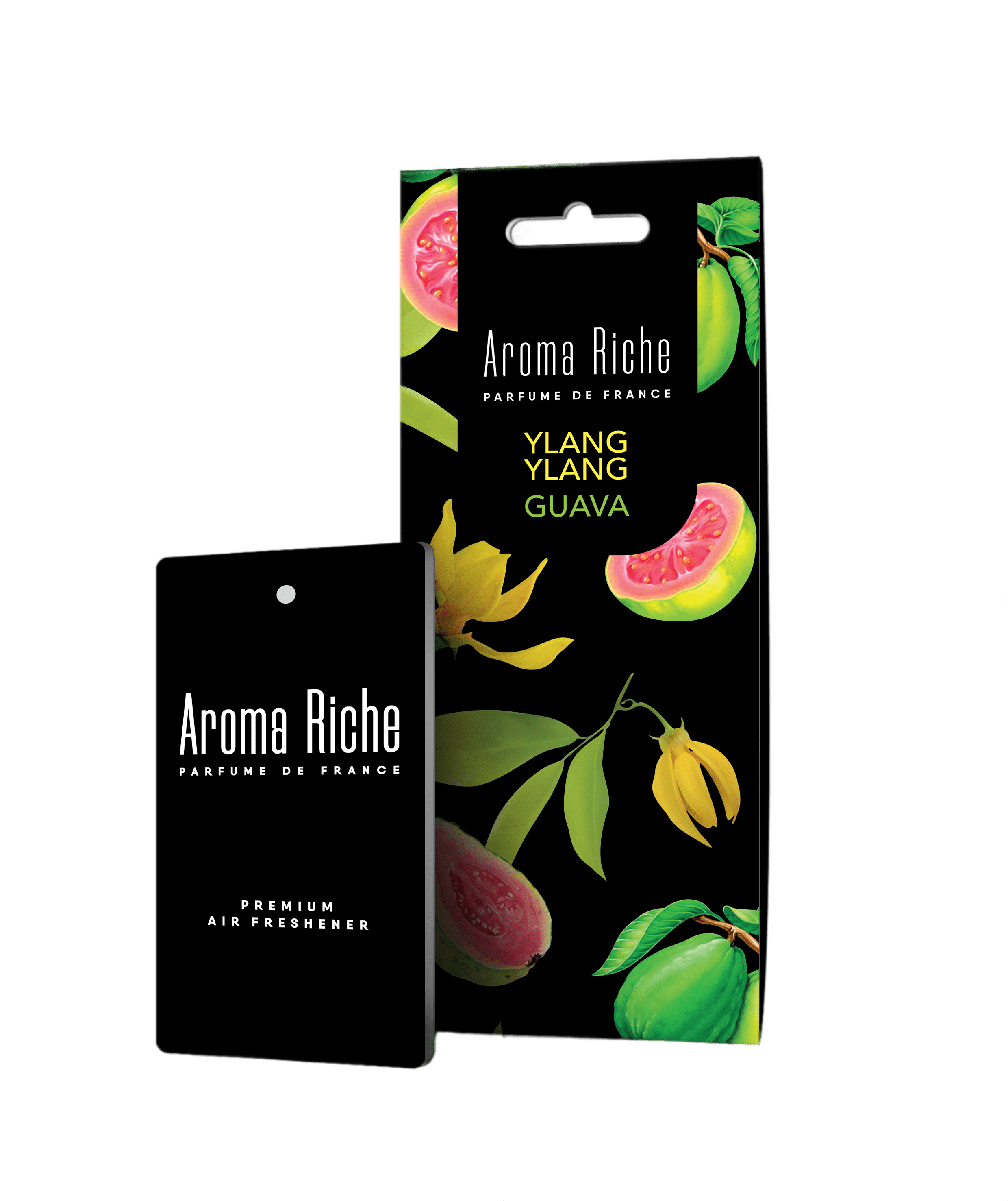 ARFR-7 Ароматизатор воздуха AROMA RICHE флакон с деревянной крышкой - YLANG YLANG-GUAVA (ИЛАНГ-ИЛАНГ И ГУА