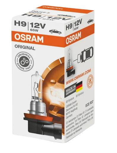 Автолампа 12V Н9 (65) PGJ19-5 OSRAM (O-64213)