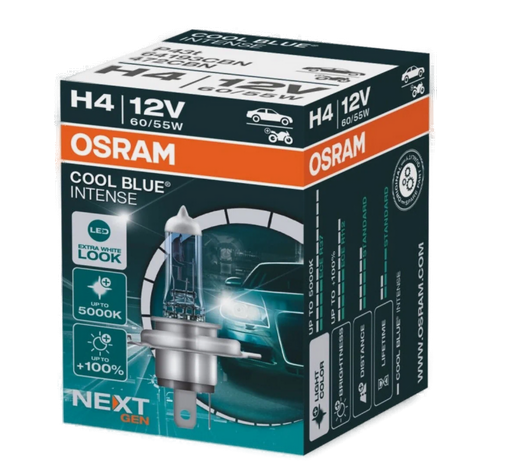 Автолампа 12V Н4 60/(55) Р43t-38+100% COOL BLUE INTENSE (NextGen) до 5000К OSRAM (О-64193CBN)