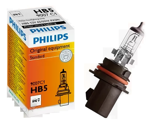 Автолампа 12V HB5 (65/55) PX29t PHILIPS (P-9007)