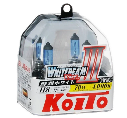 Автолампа 12V H8 35W (70W) (Other Brand) (2шт) KOITO (P0758W)