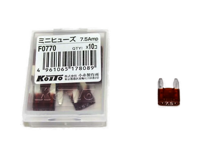 Предохранитель 1шт FUSE 7.5 Amp-мини KOITO (F0770)